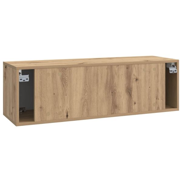 Стенно монтиран ТВ шкаф Дъб артизан 98 x 31 x 30 см