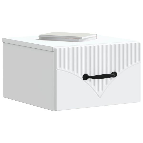 Спален шкаф с монтаж на стена 2 pcs Бяло 34,5 x 33 x 20 см