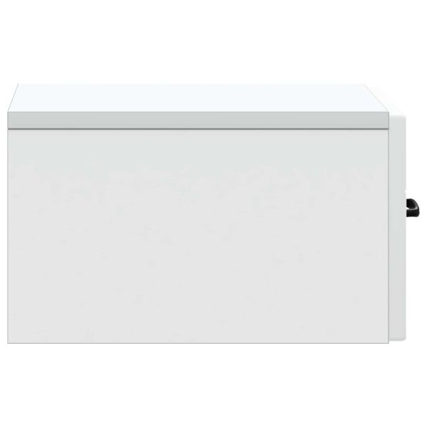 Спален шкаф с монтаж на стена 2 pcs Бяло 34,5 x 33 x 20 см