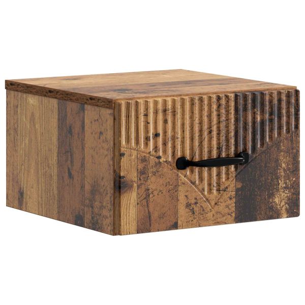 Спален шкаф с монтаж на стена Старо дърво 34,5 x 33 x 20 см