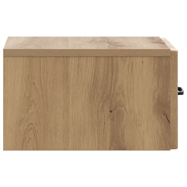 Спален шкаф с монтаж на стена Дъб артизан 34,5 x 33 x 20 см