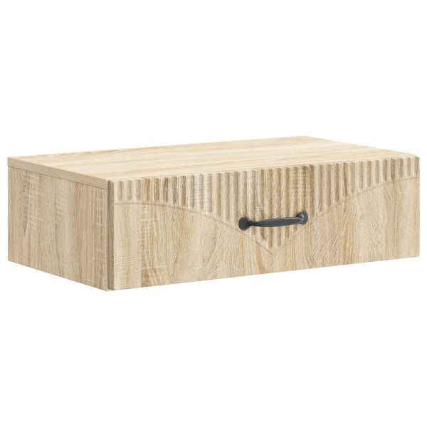 Стенен страничен масичка Дъб сонома 59 x 34,5 x 17 см