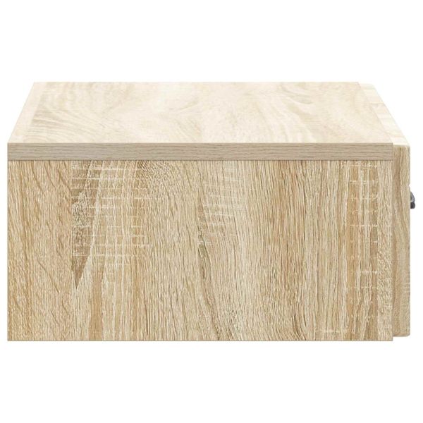 Стенен страничен масичка Дъб сонома 59 x 34,5 x 17 см