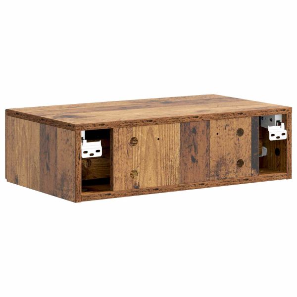 Стенен страничен масичка Старо дърво 59 x 34,5 x 17 см