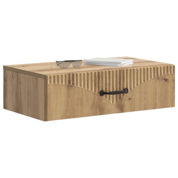 Стенен страничен масичка Дъб артизан 59 x 34,5 x 17 см