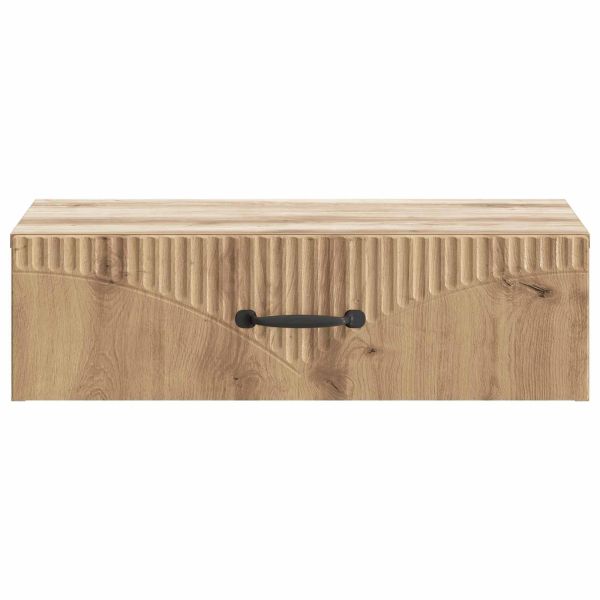 Стенен страничен масичка Дъб артизан 59 x 34,5 x 17 см