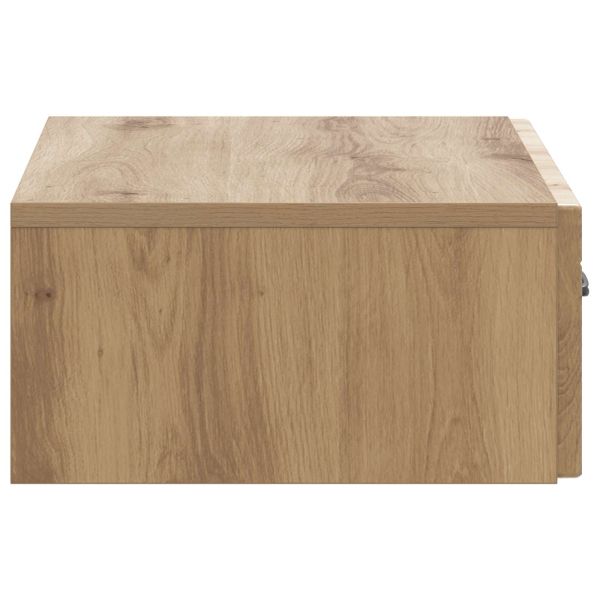 Стенен страничен масичка Дъб артизан 59 x 34,5 x 17 см