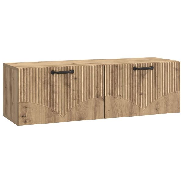 Стенно монтиран ТВ шкаф Дъб артизан 98 x 31 x 30 см