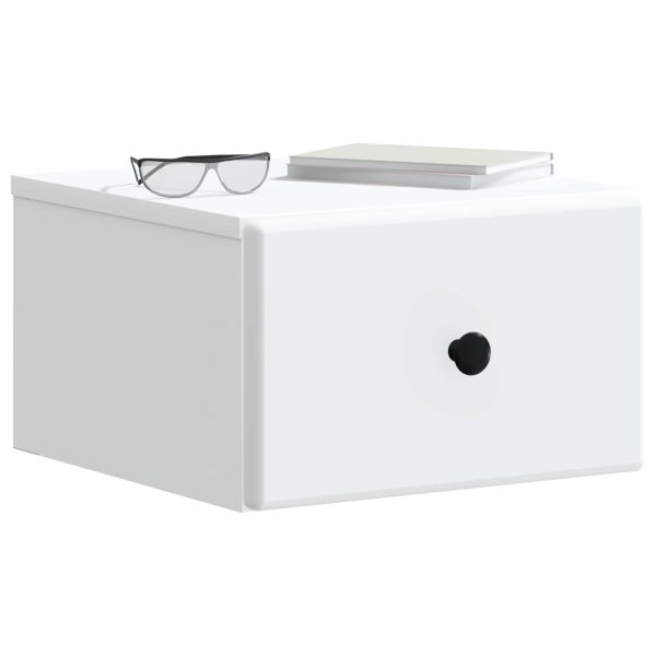 Спален шкаф с монтаж на стена 2 pcs Бяло 34,5 x 33 x 20 см