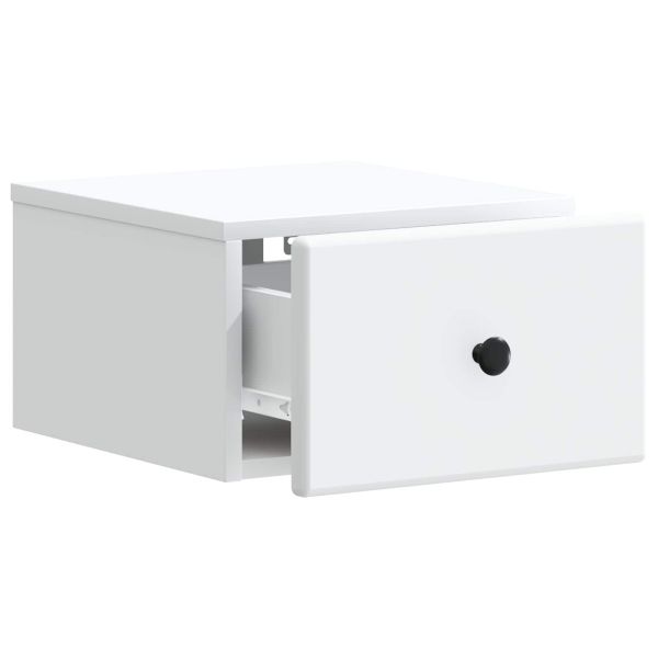 Спален шкаф с монтаж на стена 2 pcs Бяло 34,5 x 33 x 20 см