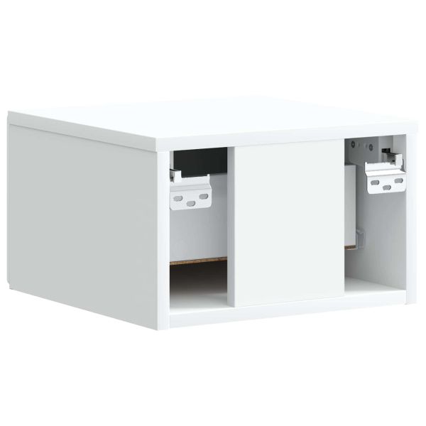 Спален шкаф с монтаж на стена 2 pcs Бяло 34,5 x 33 x 20 см