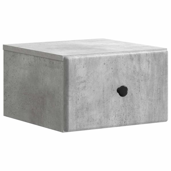 Спален шкаф с монтаж на стена Бетонно сиво 34,5 x 33 x 20 см