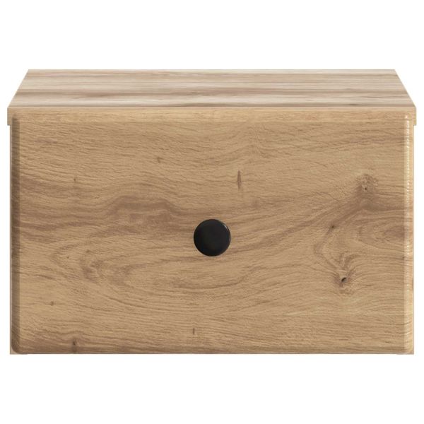 Спален шкаф с монтаж на стена Дъб артизан 34,5 x 33 x 20 см