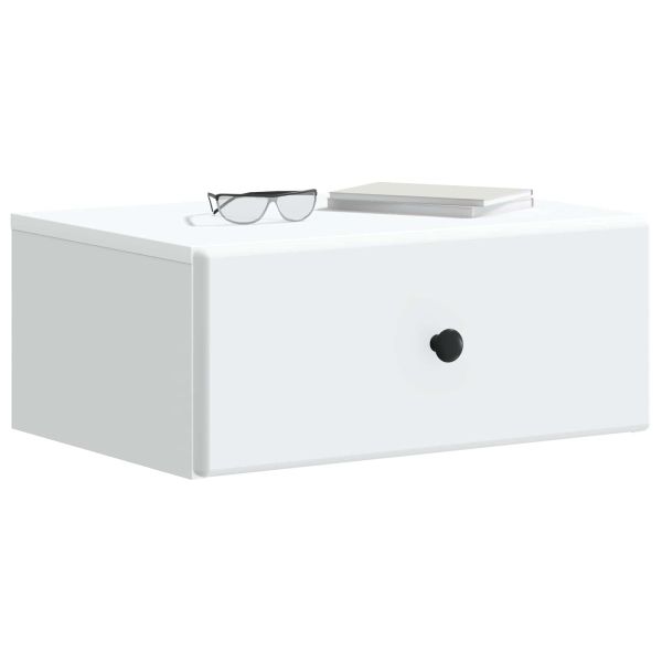 Спален шкаф с монтаж на стена 2 pcs Бяло 49 x 34,5 x 20 см