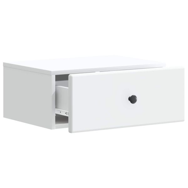 Спален шкаф с монтаж на стена 2 pcs Бяло 49 x 34,5 x 20 см