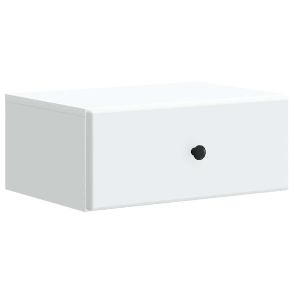 Спален шкаф с монтаж на стена 2 pcs Бяло 49 x 34,5 x 20 см