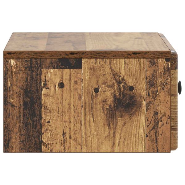 Спален шкаф с монтаж на стена Старо дърво 49 x 34,5 x 20 см