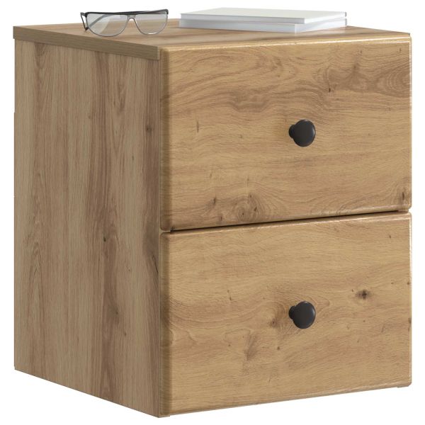 Спален шкаф с монтаж на стена Дъб артизан 34,5 x 33 x 40 см