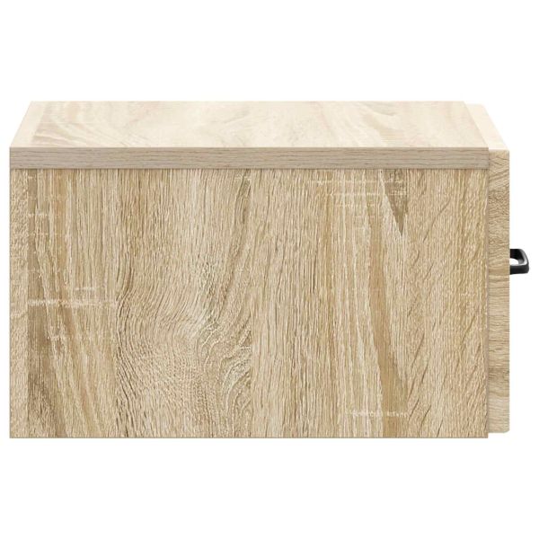 Стенен страничен масичка Дъб сонома 59 x 34,5 x 17 см
