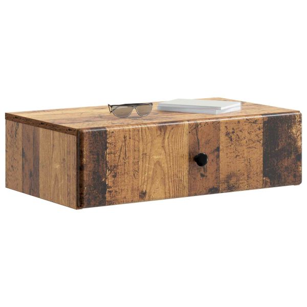 Стенен страничен масичка Старо дърво 59 x 34,5 x 17 см