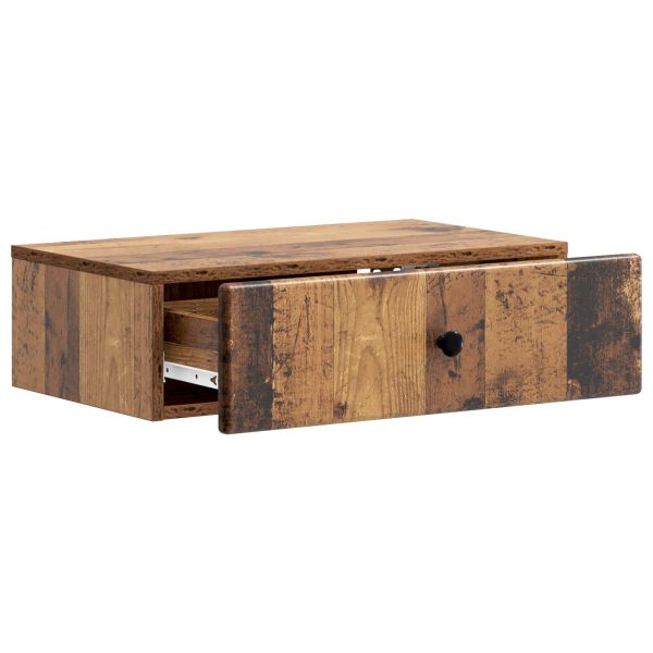 Стенен страничен масичка Старо дърво 59 x 34,5 x 17 см