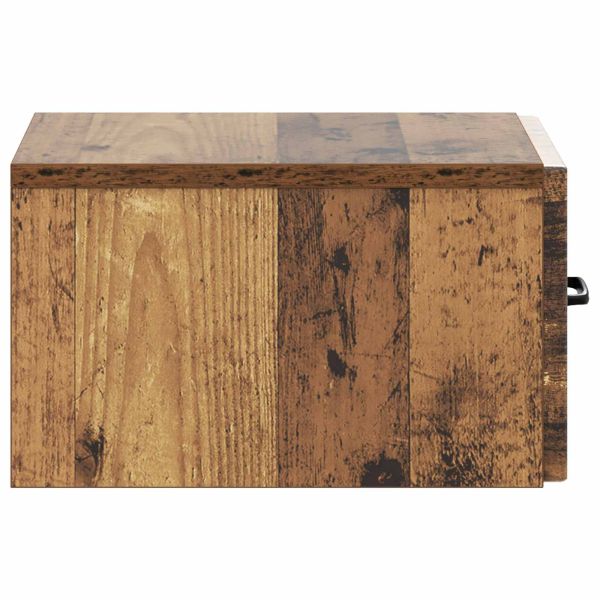 Стенен страничен масичка Старо дърво 59 x 34,5 x 17 см