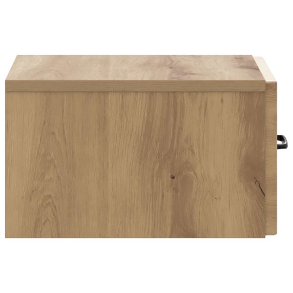 Стенен страничен масичка Дъб артизан 59 x 34,5 x 17 см