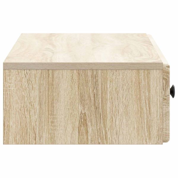 Стенен страничен масичка Дъб сонома 87,5 x 34,5 x 17 см