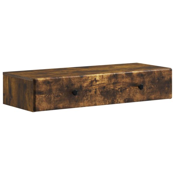 Стенен страничен масичка Опушен дъб 87,5 x 34,5 x 17 см