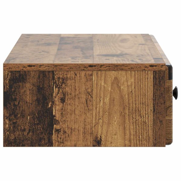 Стенен страничен масичка Старо дърво 87,5 x 34,5 x 17 см