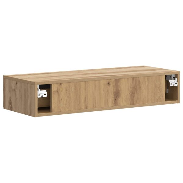 Стенен страничен масичка Дъб артизан 87,5 x 34,5 x 17 см