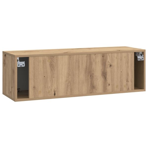 Стенно монтиран ТВ шкаф Дъб артизан 98 x 31 x 30 см