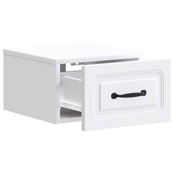 Спален шкаф с монтаж на стена 2 pcs Бяло 34,5 x 33 x 20 см