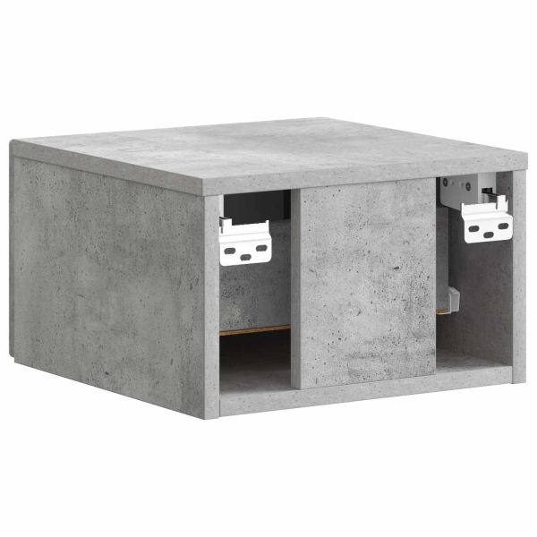 Спален шкаф с монтаж на стена Бетонно сиво 34,5 x 33 x 20 см