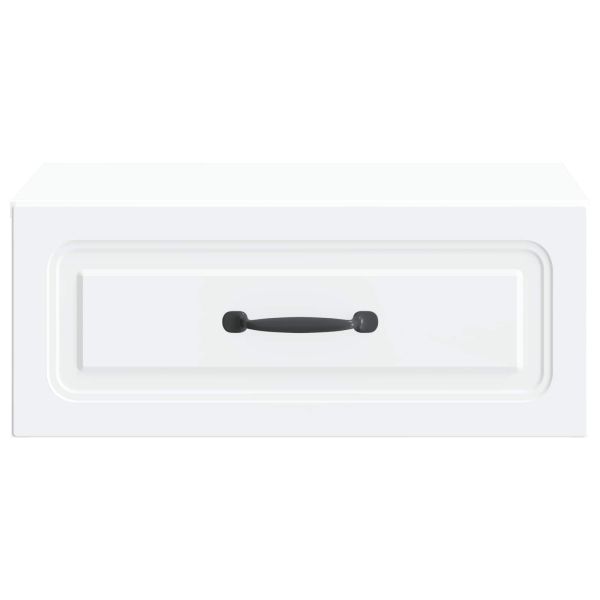 Спален шкаф с монтаж на стена 2 pcs Бяло 49 x 34,5 x 20 см