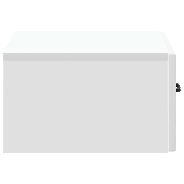 Спален шкаф с монтаж на стена 2 pcs Бяло 49 x 34,5 x 20 см