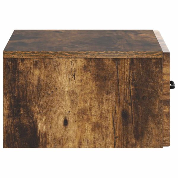 Спален шкаф с монтаж на стена Опушен дъб 49 x 34,5 x 20 см