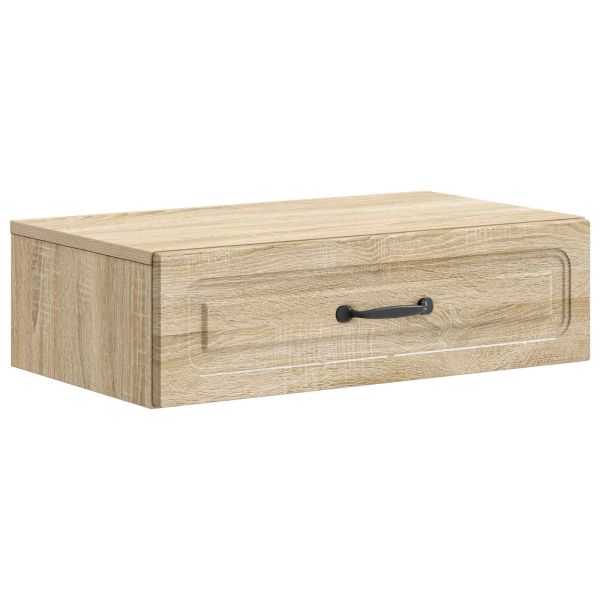 Стенен страничен масичка Дъб сонома 59 x 34,5 x 17 см