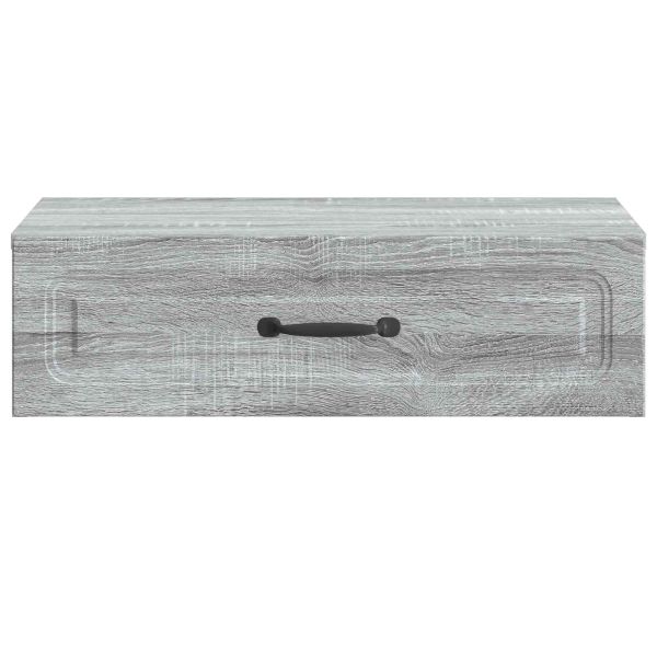 Стенен страничен масичка Сива сонома 59 x 34,5 x 17 см