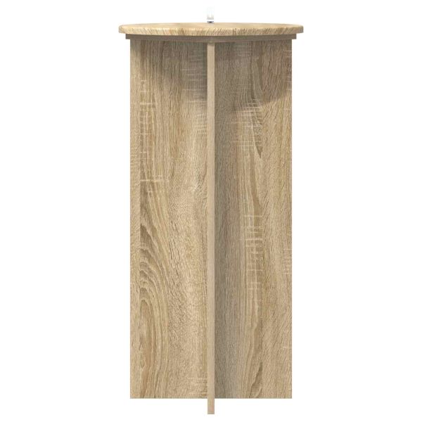 Стойка за растения 2 pcs Дъб сонома 40 x 40 x 80 cm