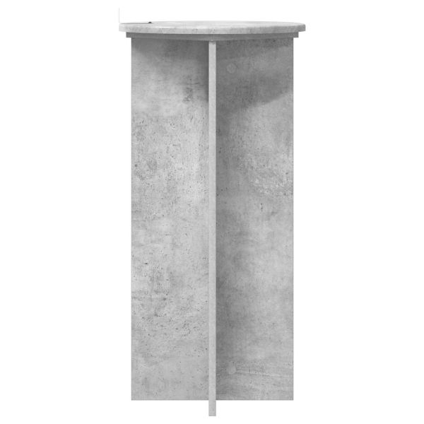 Стойка за растения 2 pcs Бетонно сиво 40 x 40 x 80 cm