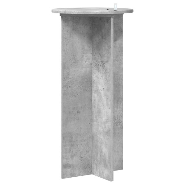 Стойка за растения 2 pcs Бетонно сиво 40 x 40 x 80 cm