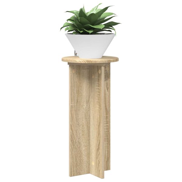 Стойка за растения 2 pcs Дъб сонома 29,5 x 29,5 x 60 см