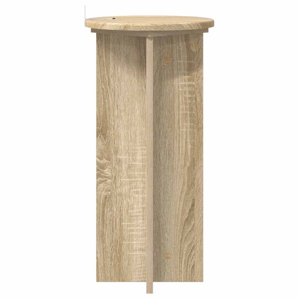 Стойка за растения 2 pcs Дъб сонома 29,5 x 29,5 x 60 см