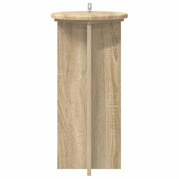 Стойка за растения 2 pcs Дъб сонома 29,5 x 29,5 x 60 см