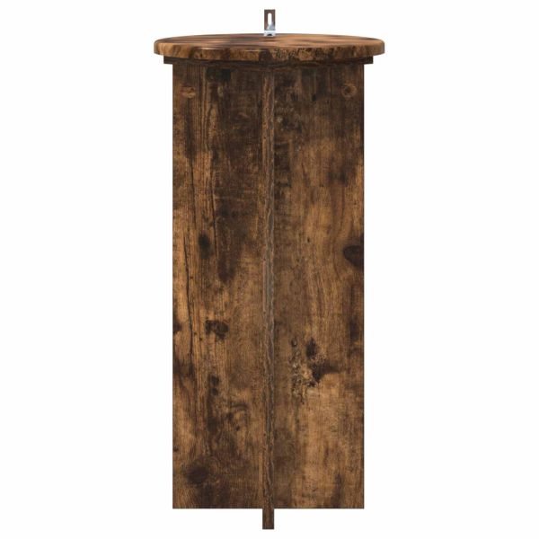 Стойка за растения 2 pcs Опушен дъб 29,5 x 29,5 x 60 см