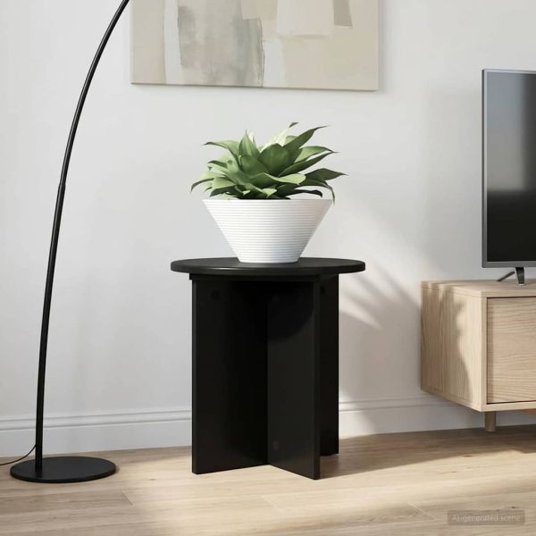 Стойка за растения 2 pcs Черно 40 x 40 x 40 cm