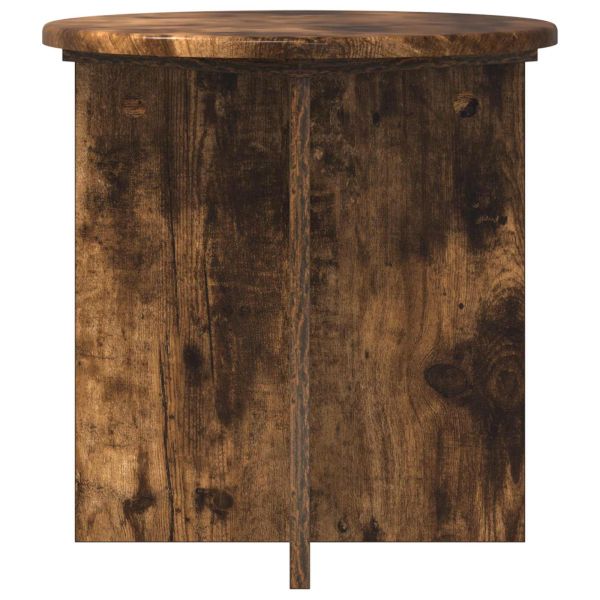 Стойка за растения 2 pcs Опушен дъб 40 x 40 x 40 cm