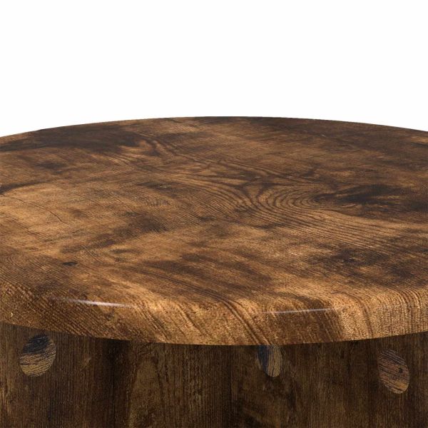 Стойка за растения 2 pcs Опушен дъб 40 x 40 x 40 cm