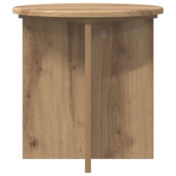 Стойка за растения 2 pcs Дъб артизан 40 x 40 x 40 cm